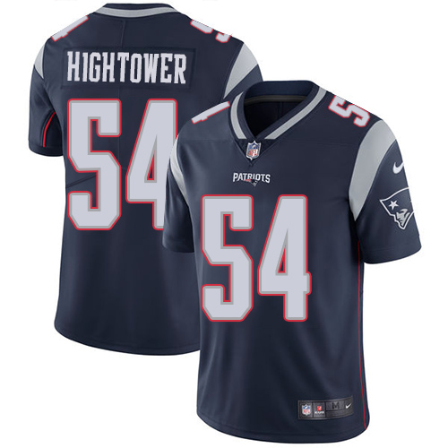 Nike Patriots #54 Dont'a Hightower Navy Blue Team Color Men's Stitched NFL Vapor Untouchable Limited Jersey